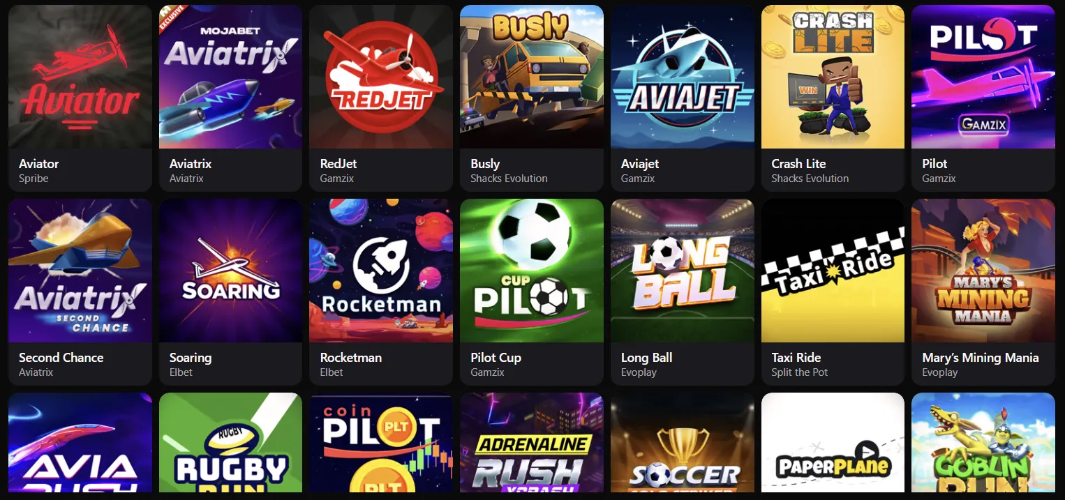 Jeux crash Mojabet RDC Aviator